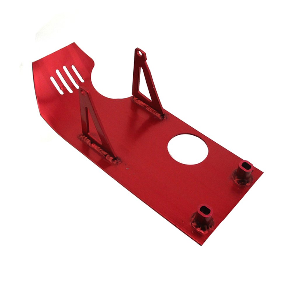 Amazon.com: TC-Motor Red Aluminum Engine Skid Plate For